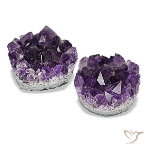 Drusa di ametista naturale viola da 20,85 ct, forma fantasia, opaco