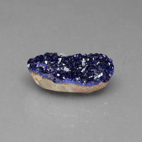 Azzurrite druzy Blu naturale da 2.56 ct, Forma fantasia, Opaco
