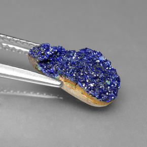 Azzurrite druzy Blu naturale da 2.04 ct, Forma fantasia, Opaco