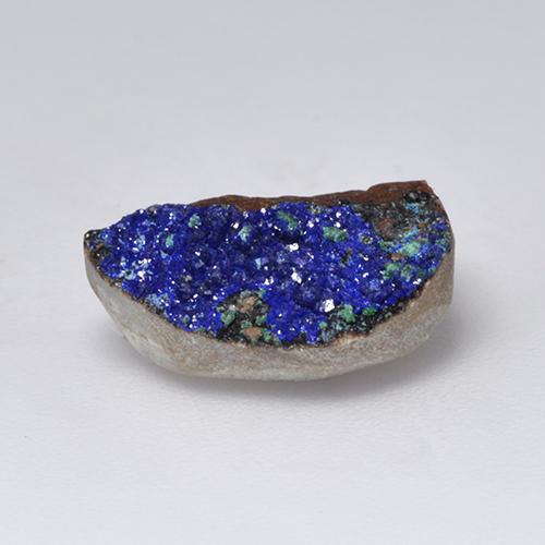 Azzurrite druzy Blu scuro profondo naturale da 4.71 ct, Forma fantasia, Opaco