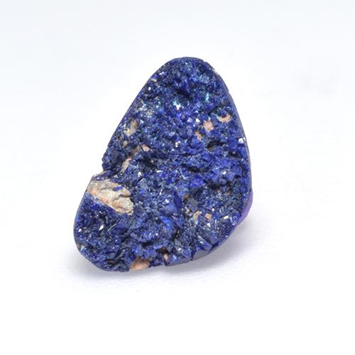 Azzurrite druzy Blu scuro profondo naturale da 2.24 ct, Forma fantasia, Opaco