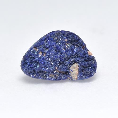 Azzurrite druzy Blu scuro profondo naturale da 2.24 ct, Forma fantasia, Opaco
