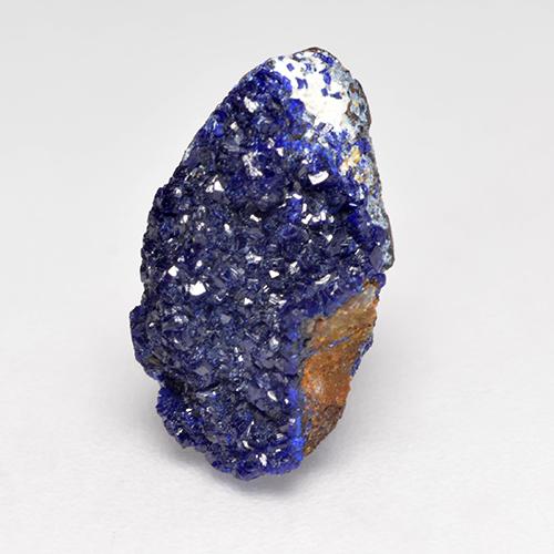 Azzurrite druzy Blu scuro profondo naturale da 3.51 ct, Forma fantasia, Opaco