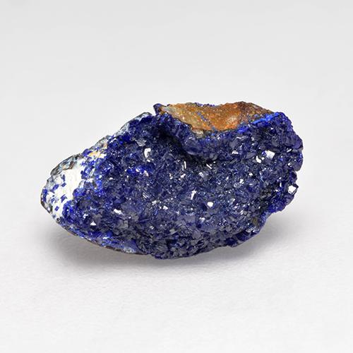 Azzurrite druzy Blu scuro profondo naturale da 3.51 ct, Forma fantasia, Opaco