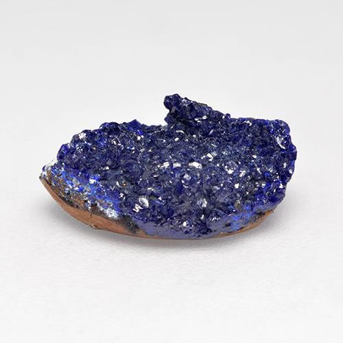 Azzurrite druzy Blu scuro profondo naturale da 3.51 ct, Forma fantasia, Opaco