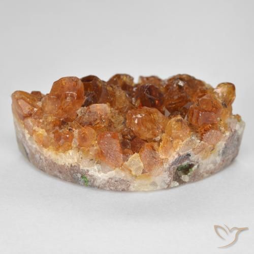 Druzy Citrine Arancio Terra naturale da 23.62 ct, Taglio marquise, Opaco