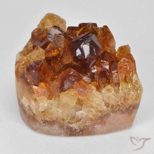 Druzy Citrine Arancione scuro naturale da 27.56 ct, Taglio a fantasia, Opaco