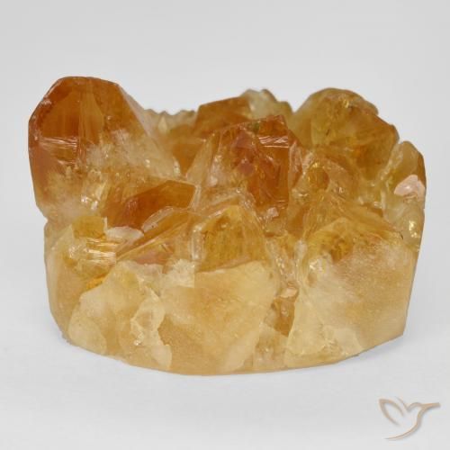 Druzy Citrine Miele arancione naturale da 26.38 ct, Taglio a fantasia, Opaco