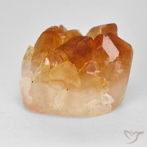 Druzy Citrine Marrone arancio naturale da 19.61 ct, Taglio a fantasia, Opaco