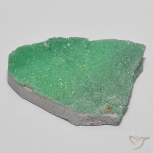 Druzy Variscite Verde medio naturale da 13.63 ct, Taglio a fantasia, Opaco