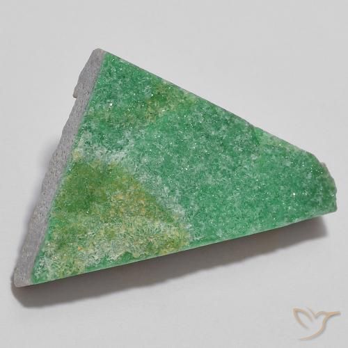 Druzy Variscite Menta verde naturale da 11.31 ct, Taglio a fantasia, Opaco
