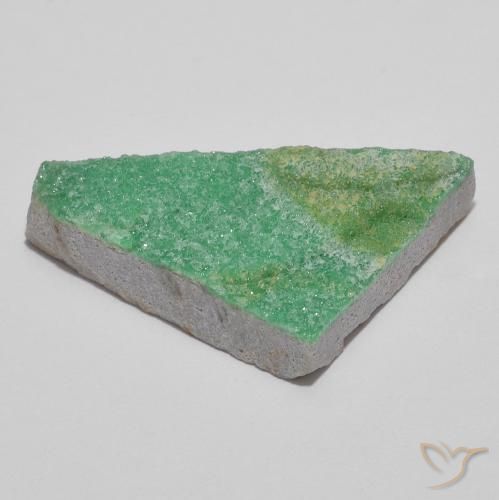 Druzy Variscite Menta verde naturale da 11.31 ct, Taglio a fantasia, Opaco