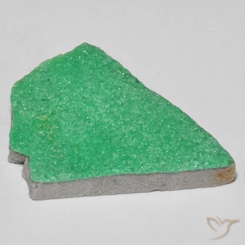 Druzy Variscite Verde medio naturale da 10.24 ct, Taglio a fantasia, Opaco