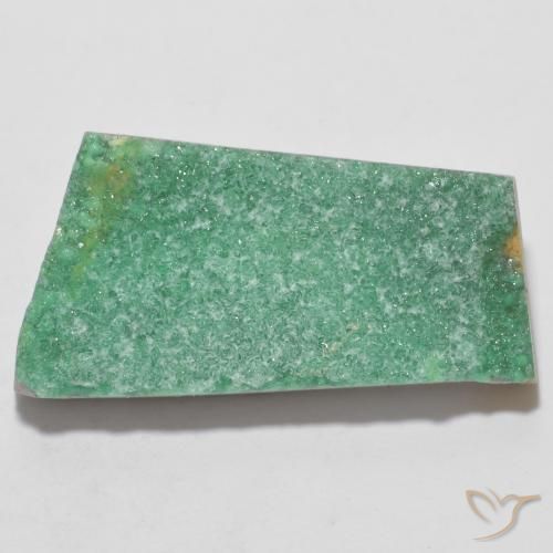 12.08ct Naturale Verde chiaro Druzy Variscite, Taglio a fantasia, Opaco