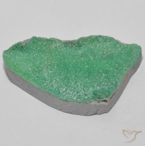 Druzy Variscite Verde medio naturale da 12.31 ct, Taglio a fantasia, Opaco