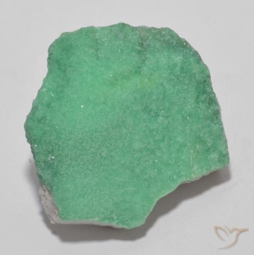 Druzy Variscite Menta verde naturale da 12.50 ct, Taglio a fantasia, Opaco