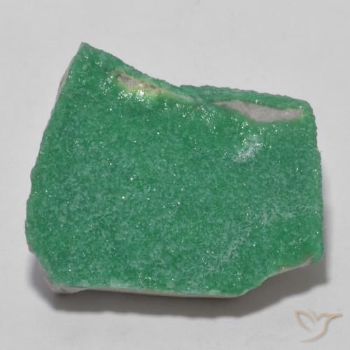 14.09ct Naturale Verde chiaro medio Druzy Variscite, Taglio a fantasia, Opaco