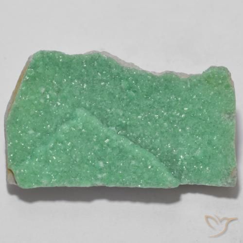 10.06ct Naturale Verde medio Druzy Variscite, Taglio a fantasia, Opaco