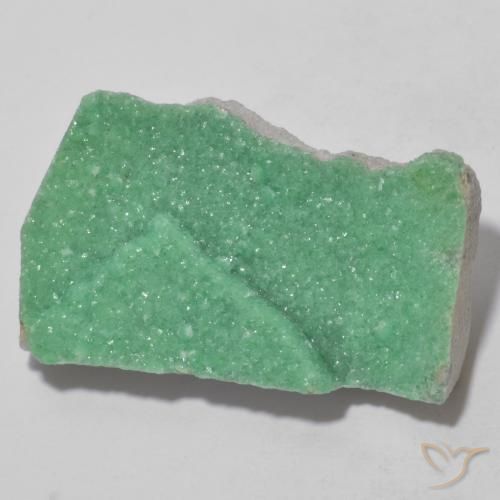 Druzy Variscite Verde medio naturale da 10.06 ct, Taglio a fantasia, Opaco