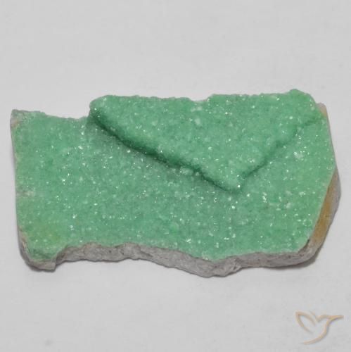 Druzy Variscite Verde medio naturale da 10.06 ct, Taglio a fantasia, Opaco