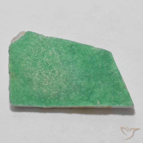 11.00ct Naturale Menta verde Druzy Variscite, Taglio a fantasia, Opaco
