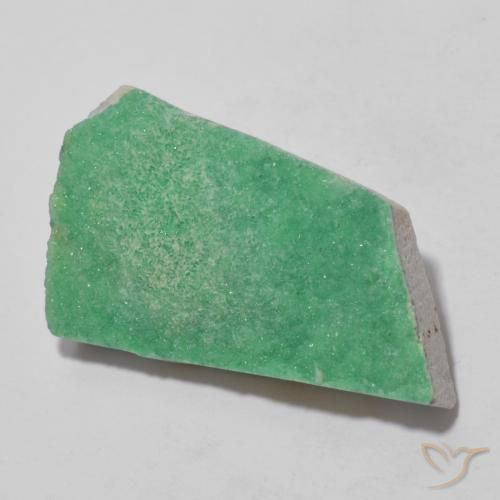 Druzy Variscite Menta verde naturale da 11.00 ct, Taglio a fantasia, Opaco