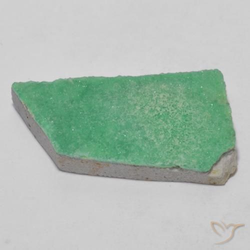 Druzy Variscite Menta verde naturale da 11.00 ct, Taglio a fantasia, Opaco
