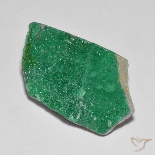 Druzy Variscite Verde medio naturale da 12.63 ct, Taglio a fantasia, Opaco