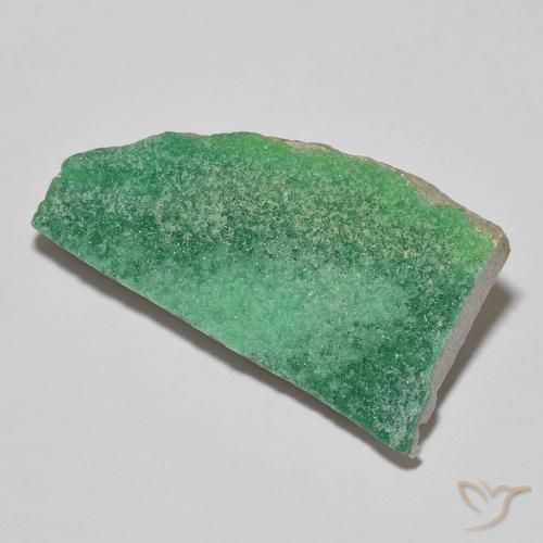 Druzy Variscite Verde medio naturale da 21.19 ct, Taglio a fantasia, Opaco