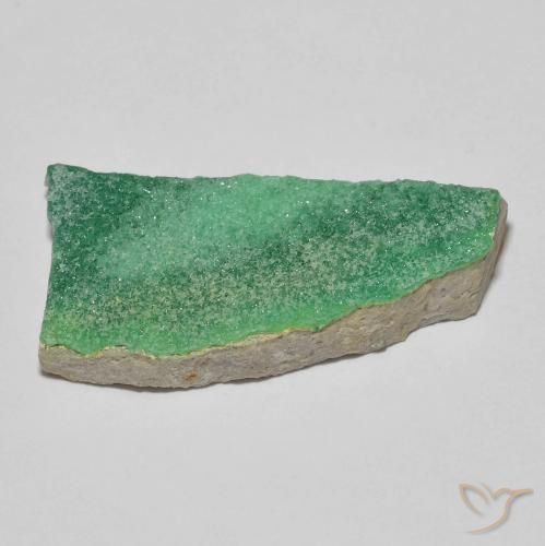 Druzy Variscite Verde medio naturale da 21.19 ct, Taglio a fantasia, Opaco