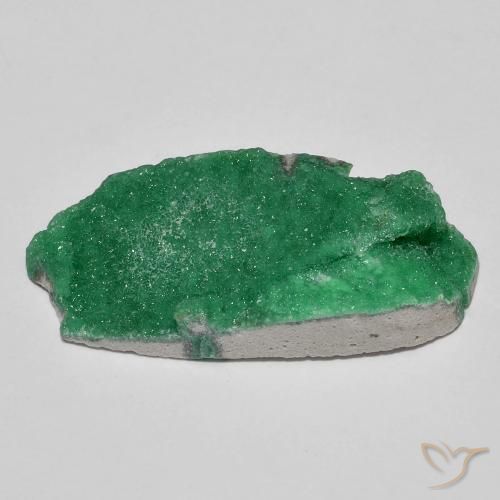 Druzy Variscite Verde caldo naturale da 16.68 ct, Taglio a fantasia, Opaco