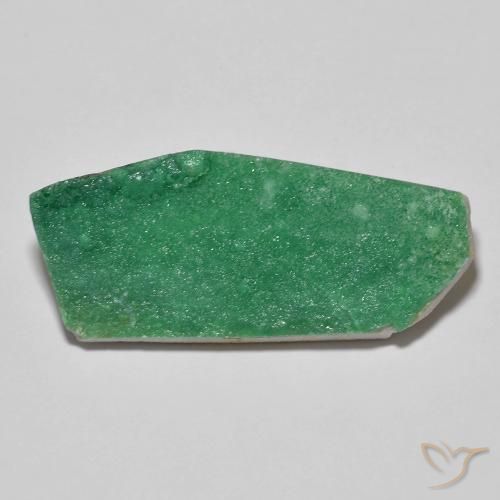 16.00ct Naturale Trifoglio Verde Druzy Variscite, Taglio a fantasia, Opaco