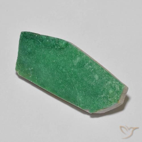 Druzy Variscite Trifoglio Verde naturale da 16.00 ct, Taglio a fantasia, Opaco