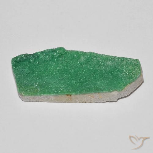 Druzy Variscite Trifoglio Verde naturale da 16.00 ct, Taglio a fantasia, Opaco
