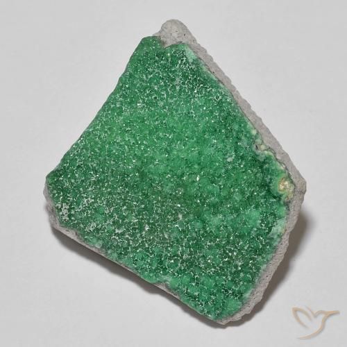 11.83ct Naturale Verde medio Druzy Variscite, Taglio a fantasia, Opaco
