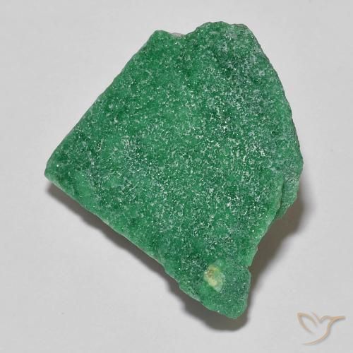 Druzy Variscite Verde Basilico Chiaro naturale da 17.25 ct, Taglio a fantasia, Opaco