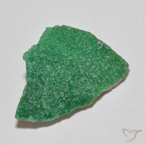 Druzy Variscite Trifoglio Verde naturale da 16.09 ct, Taglio a fantasia, Opaco