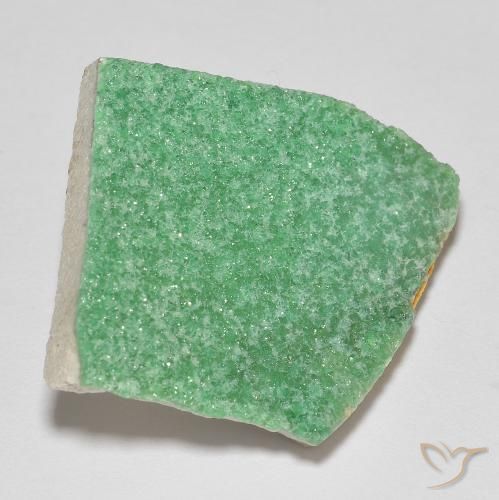 Druzy Variscite verde felce naturale da 12.22 ct, Taglio a fantasia, Opaco