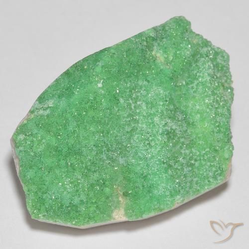 Druzy Variscite Verde giallastro pallido naturale da 21.42 ct, Taglio a fantasia, Opaco