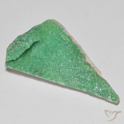 11.80ct Naturale Verde caldo Druzy Variscite, Taglio a fantasia, Opaco