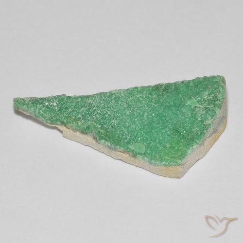 Druzy Variscite Verde caldo naturale da 11.80 ct, Taglio a fantasia, Opaco