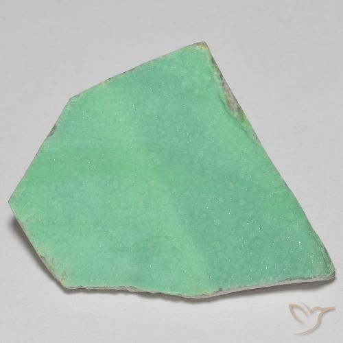 16.32ct Naturale Verde chiaro Druzy Variscite, Taglio a fantasia, Opaco
