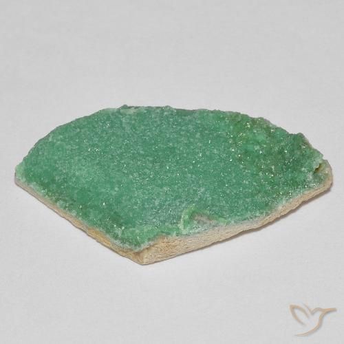 Druzy Variscite Verde medio naturale da 6.44 ct, Taglio a fantasia, Opaco