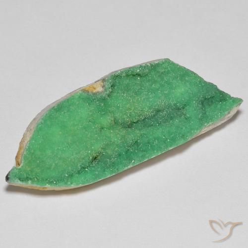 Druzy Variscite Verde giallastro naturale da 12.46 ct, Taglio a fantasia, Opaco