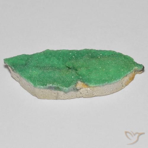 Druzy Variscite Verde giallastro naturale da 12.46 ct, Taglio a fantasia, Opaco