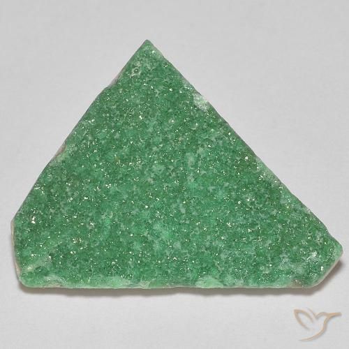 Druzy Variscite Verde giallastro naturale da 8.36 ct, Taglio a fantasia, Opaco