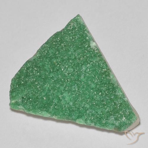 Druzy Variscite Verde giallastro naturale da 8.36 ct, Taglio a fantasia, Opaco