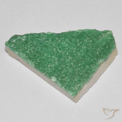 Druzy Variscite Verde giallastro naturale da 8.36 ct, Taglio a fantasia, Opaco