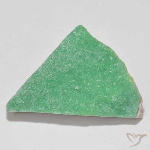 21.37ct Naturale Verde medio Druzy Variscite, Taglio a fantasia, Opaco