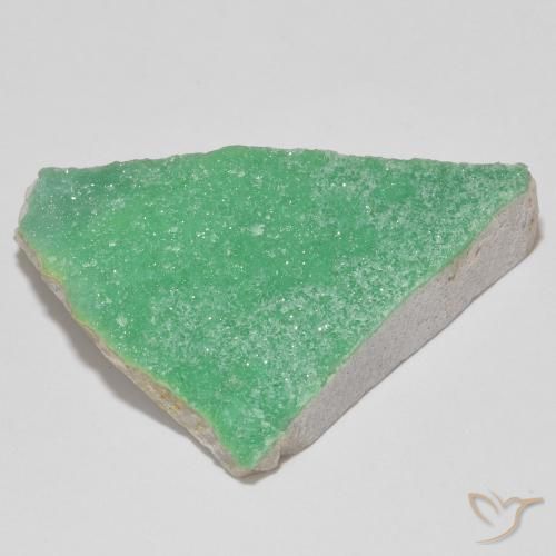 Druzy Variscite Verde medio naturale da 21.37 ct, Taglio a fantasia, Opaco